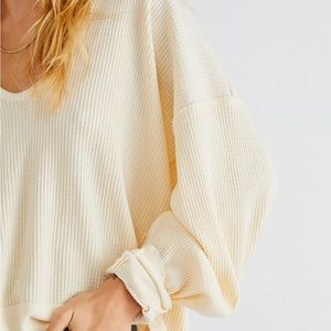 Buttercup Santa Clara Thermal Free People NWT